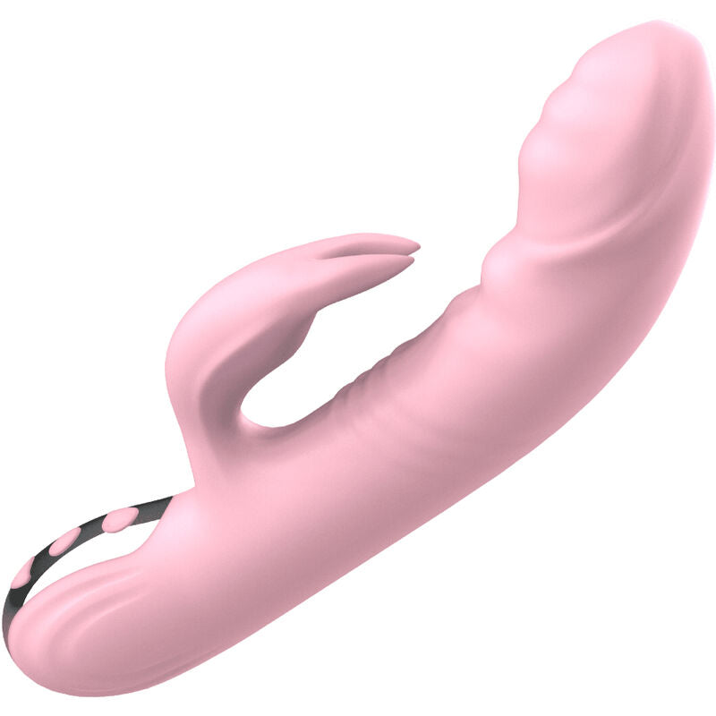 ARMONY VIBRADOR DE COELHO TOTALMENTE ROSA EFEITO DE CALOR