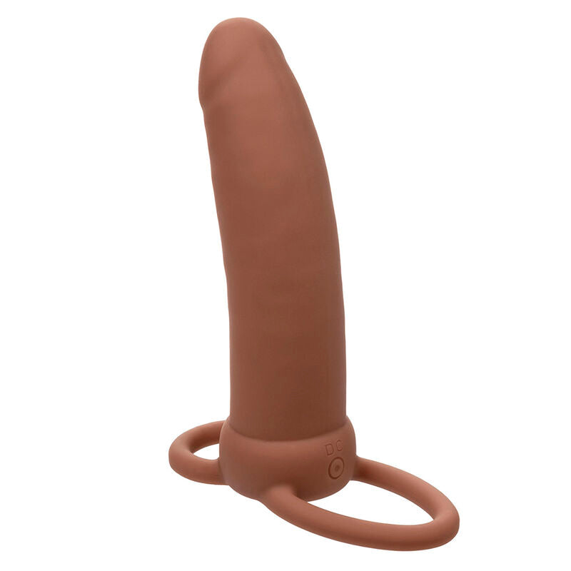 CALEXOTICS MAXX THICK DUAL PENETRATOR 10 VIBRAaaES MARROM