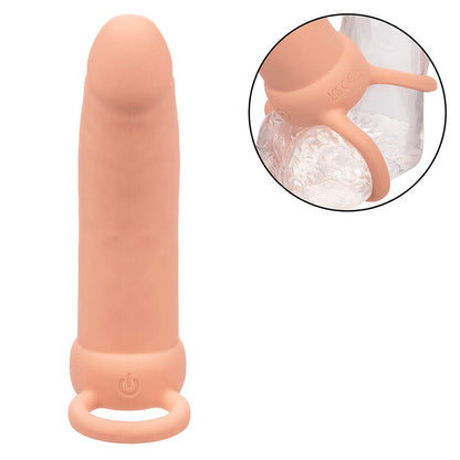 CALEXOTICS MAXX THICK DUAL PENETRATOR 10 VIBRAaaES CARNE