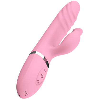 ARMONY VIBRADOR E THRUSTING COM LaNGUA DE EFEITO DE CALOR ROSA