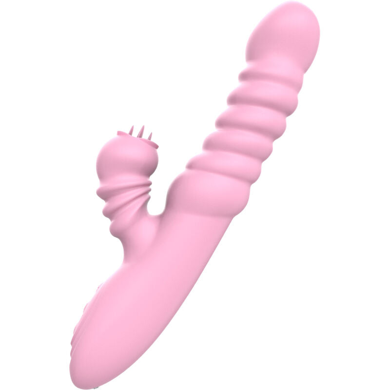 ARMONY VIBRADOR MULTIFUNaaO COM EFEITO DE CALOR ESTIMULANTE DE LaNGUA ROSA