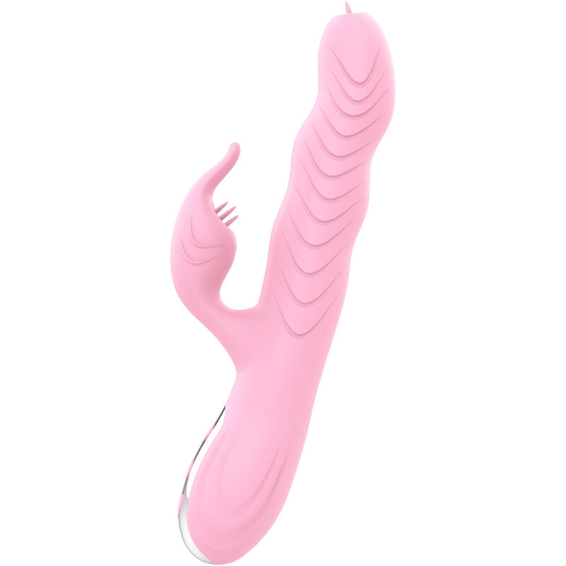 ARMONY MARCIA VIBRADOR THRUSTING DUPLA LaNGUA EFEITO CALOR ROSA