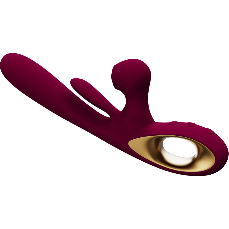 ARMONY VIBRADOR DE IMPACTO SWING E ESTIMULADOR DUPLO MODELO 1 BORDEAUX