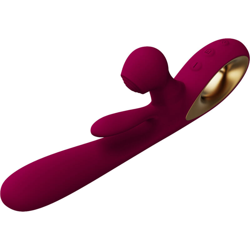 ARMONY VIBRADOR DE IMPACTO SWING E ESTIMULADOR DUPLO MODELO 1 BORDEAUX