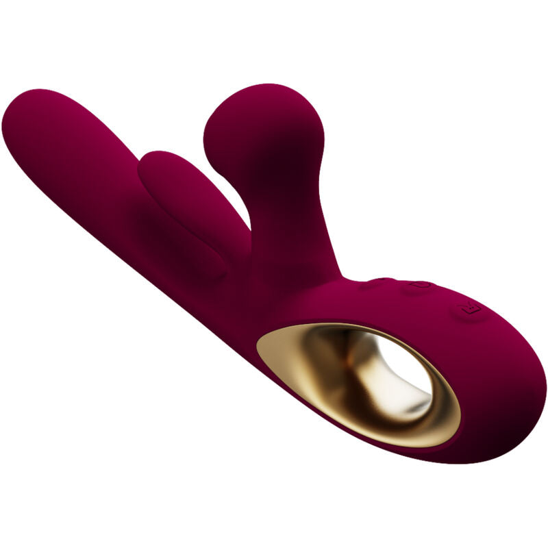 ARMONY VIBRADOR DE IMPACTO SWING E ESTIMULADOR DUPLO MODELO 1 BORDEAUX