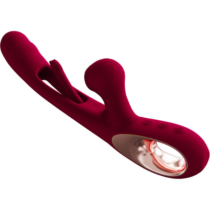 ARMONY VIBRADOR DE IMPACTO SWING E ESTIMULADOR DUPLO MODELO 2 BORDEAUX