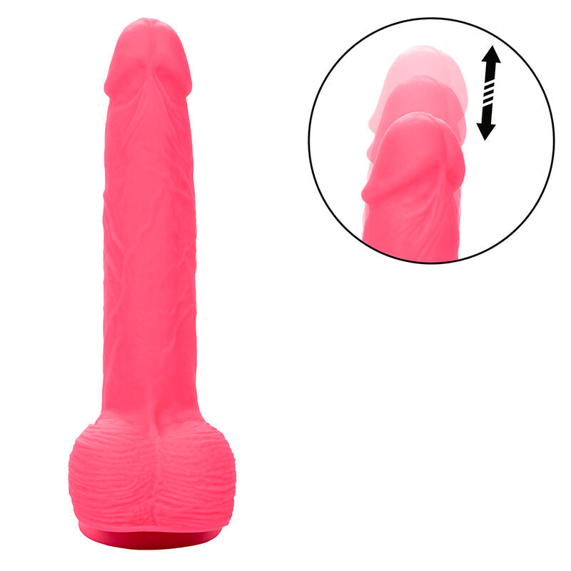 CALEXOTICS STUDS VIBRADOR REALISTA 10 VIBRAaaES ROSA