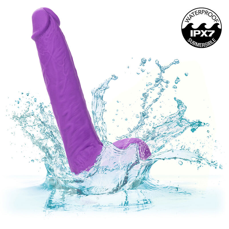 CALEXOTICS STUDS VIBRADOR ROTATIVO E RECARREGaVEL 10 VIBRAaaES ROXO