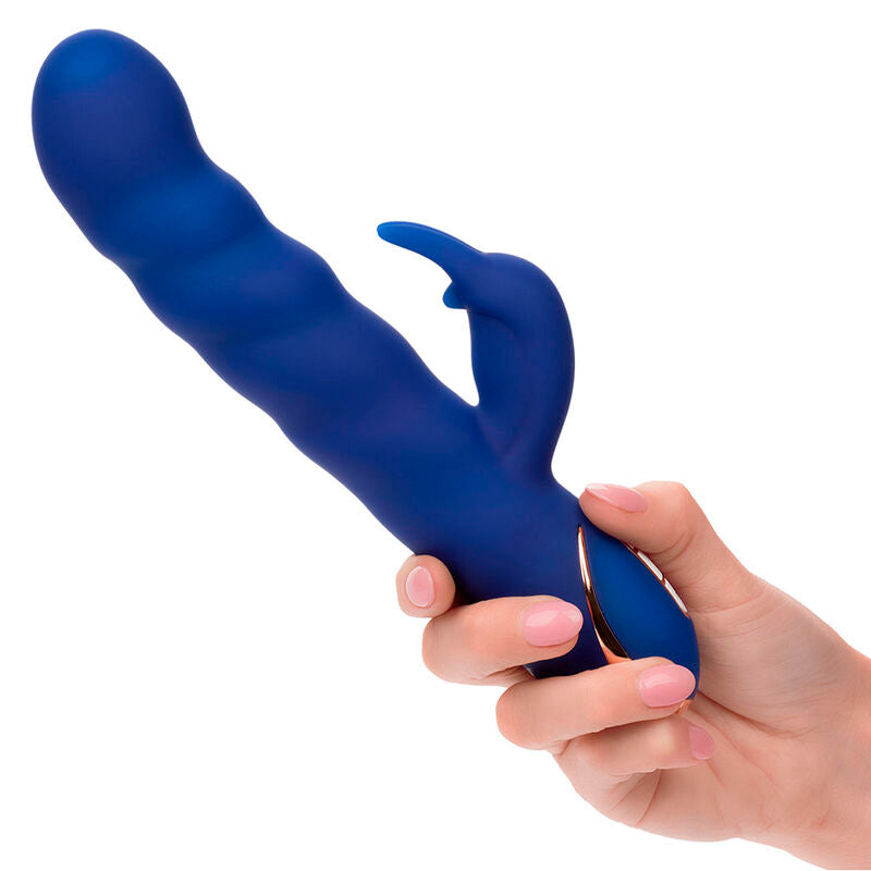 CALEXOTICS JACK RABBIT VIBRADOR WAVE MOTION AZUL