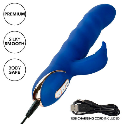 CALEXOTICS JACK RABBIT VIBRADOR WAVE MOTION AZUL