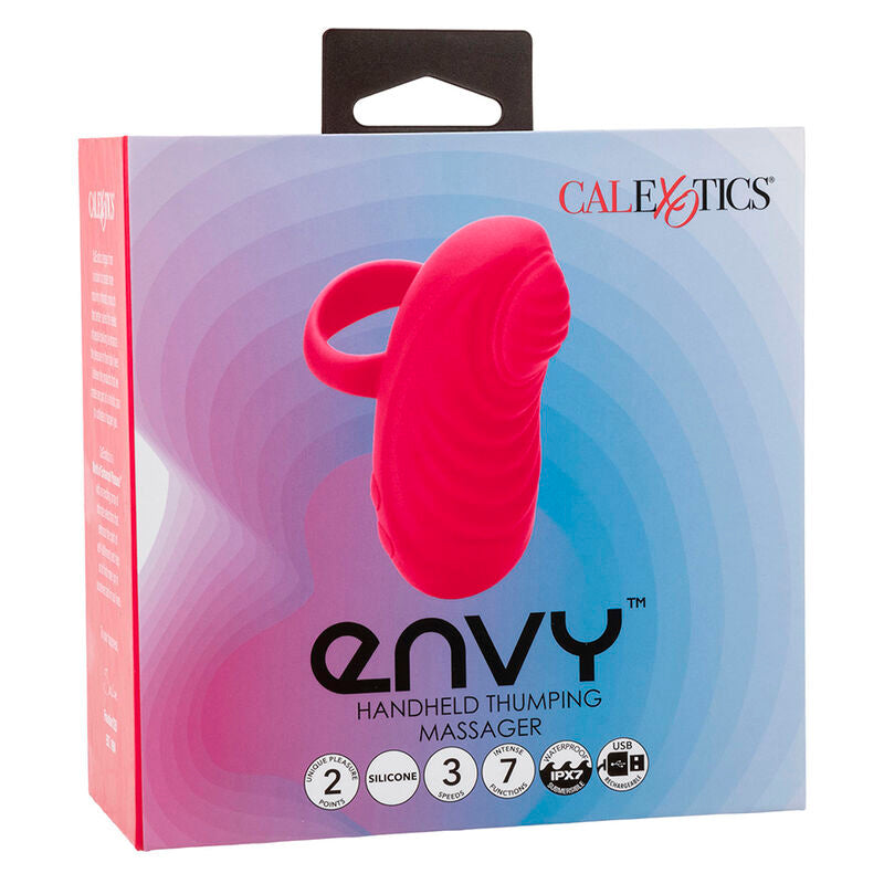 CALEXOTICS ENVY HANDHELD ROLLING BALL MASSAGER 7 VIBRAaaES ROSA