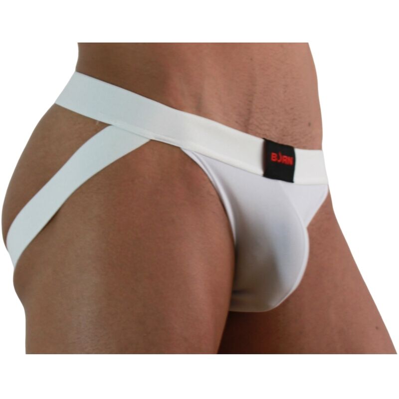 BURN 007 JOCK LYCRA BLANCO S