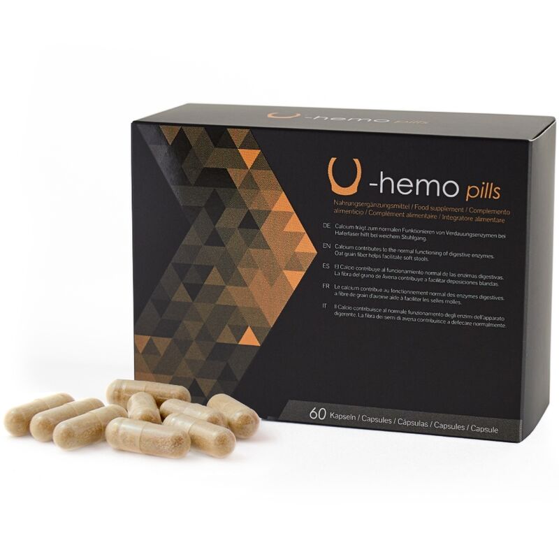 500 COSMETICS CaPSULAS U HEMO PARA PREVENIR HEMORRaIDAS 60 CaPSULAS