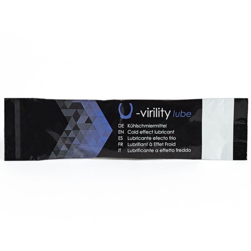 500 COSMETICS U VIRILITY LUBE LUBRIFICANTE EFEITO FRIO 10 X 5 ML