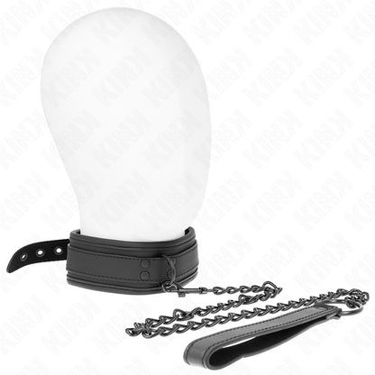 KINK COLAR DE NEOPRENE BONDAGE MODELO 1 COM CINTO 78 CM AJUSTaVEL 375 X 495 CM