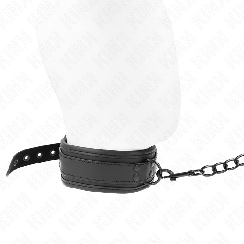 KINK COLAR DE NEOPRENE BONDAGE MODELO 1 COM CINTO 78 CM AJUSTaVEL 375 X 495 CM