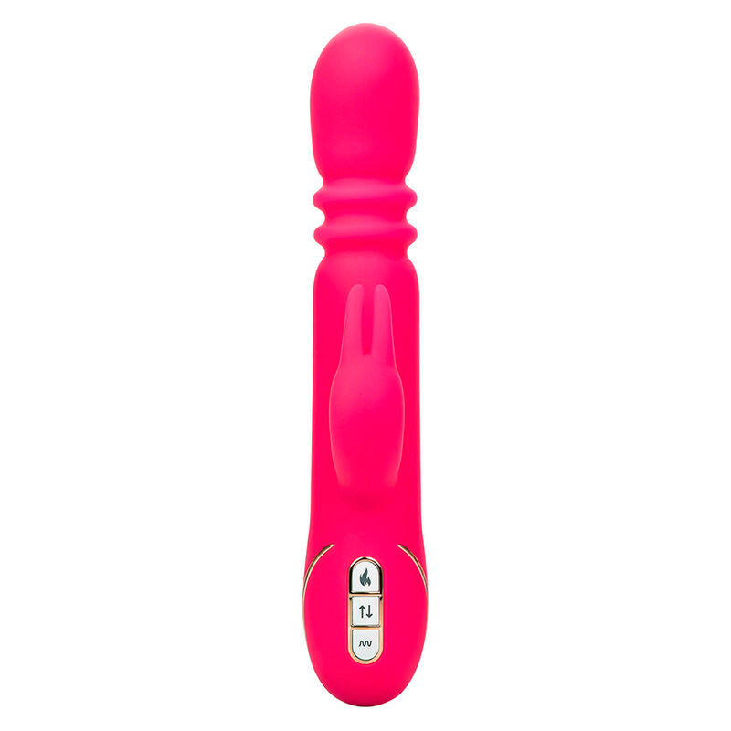 CALEXOTICS JACK FANTASY VIBRADOR TRIPLO AQUECIDO COELHO ROSA