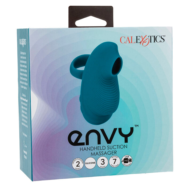 CALEXOTICS ENVY HANDHELD ROLLING BALL MASSAGER 7 VIBRAaaES AZUL