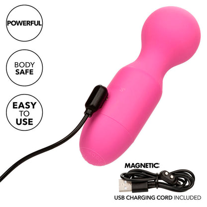 CALEXOTICS FIRST TIME MASSAGEADOR RECARREGaVEL 10 VIBRAaaES ROSA