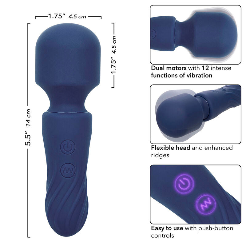 CALEXOTICS CHARISMA CHARM MASSAGER 12 FUNaaES ROXO