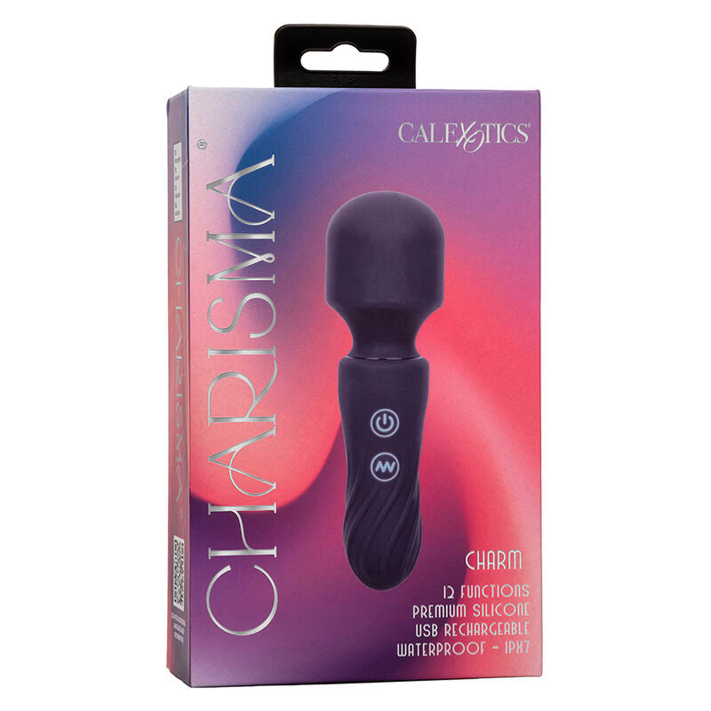 CALEXOTICS CHARISMA CHARM MASSAGER 12 FUNaaES ROXO