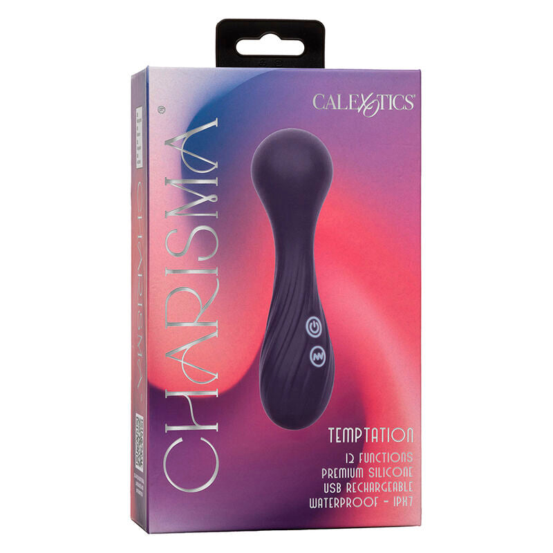 CALEXOTICS CHARISMA TEMPTATION MASSAGER 12 FUNaaES ROXO