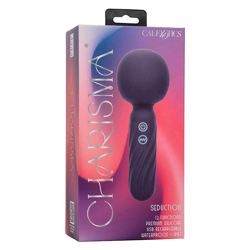 CALEXOTICS CHARISMA SEDUCTION MASSAGER 12 FUNaaES 1775 CM X 625 CM ROXO