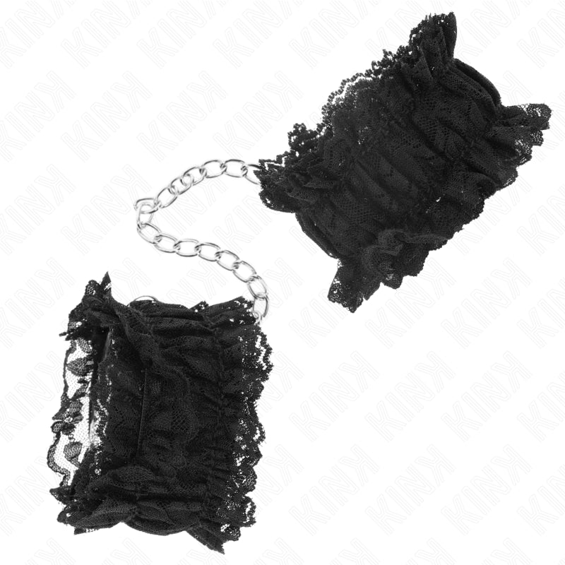 KINK RETENaaES DE PULSO ELaSTICAS DE RENDA NEGRO