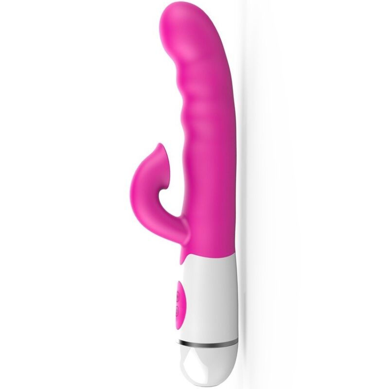 ARMONY AMIR VIBRADOR MULTIFUNaaO COM LaNGUA ESTIMULANTE 16 VELOCIDADES ROSA