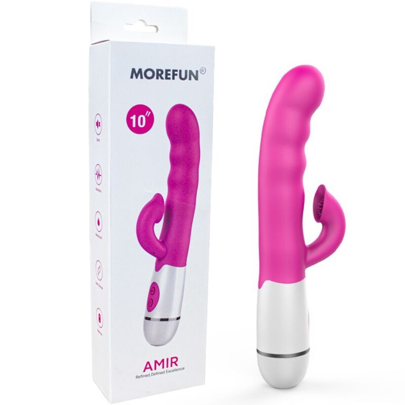 ARMONY AMIR VIBRADOR MULTIFUNaaO COM LaNGUA ESTIMULANTE 16 VELOCIDADES ROSA