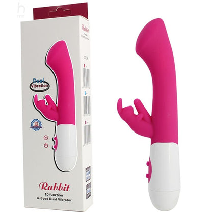 ARMONY VIBRADOR E ESTIMULADOR COELHO G SPOT 10 VELOCIDADES ROSA