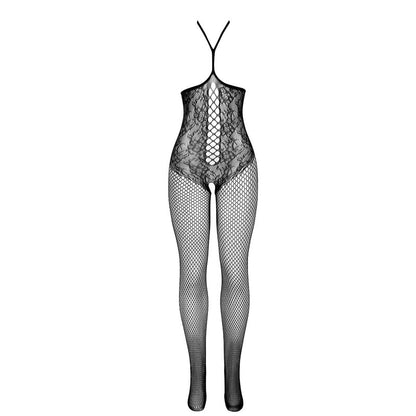 SUBBLIME 951849 BODYSTOCKING DE REDE ARRASTO COM DECOTE HALTER PRETO TAMANHO aNICO