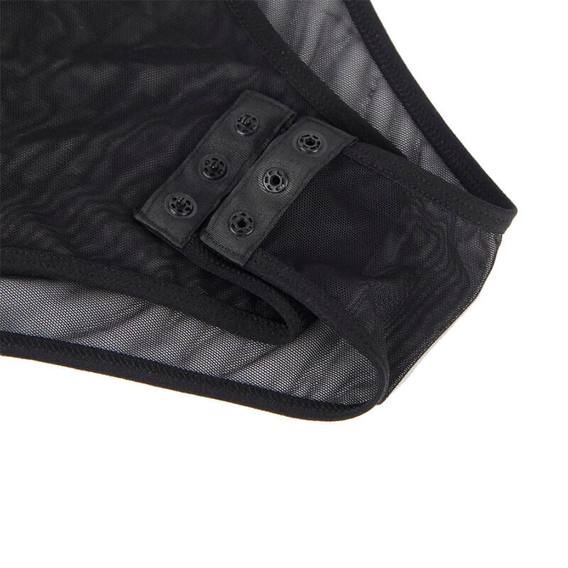 SUBBLIME 954055 BODY SEXY DE RENDA PRETO S M