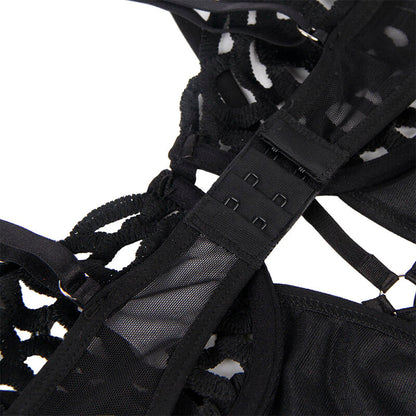 SUBBLIME 954055 BODY SEXY DE RENDA PRETO S M