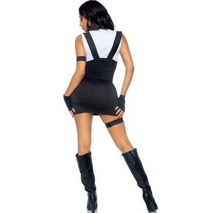 LEG AVENUE TRAJE SEXY SWAT OFICIAL PRETO S M