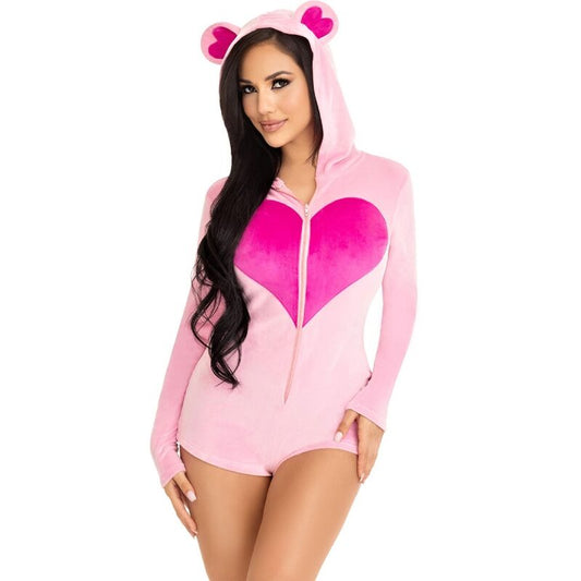 LEG AVENUE BODY URSO DE VELUDO ROSA S