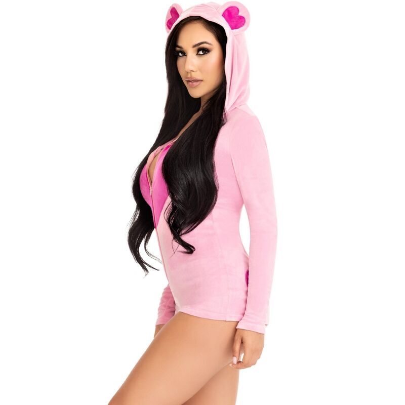 LEG AVENUE BODY URSO DE VELUDO ROSA S