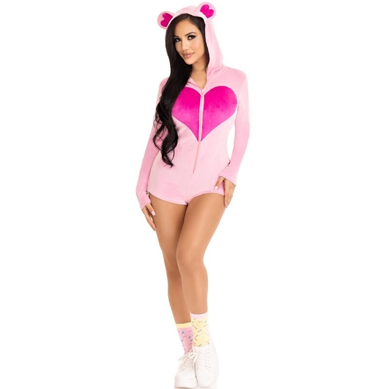 LEG AVENUE BODY URSO DE VELUDO ROSA S
