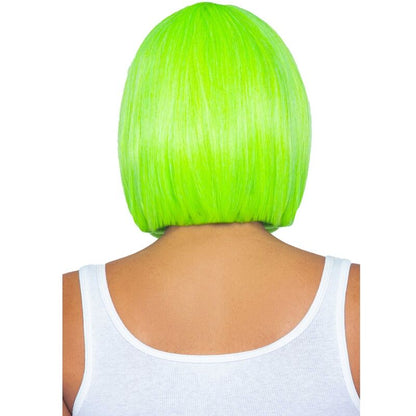 LEG AVENUE PERUCA BOB FLUORESCENTE VERDE NEON