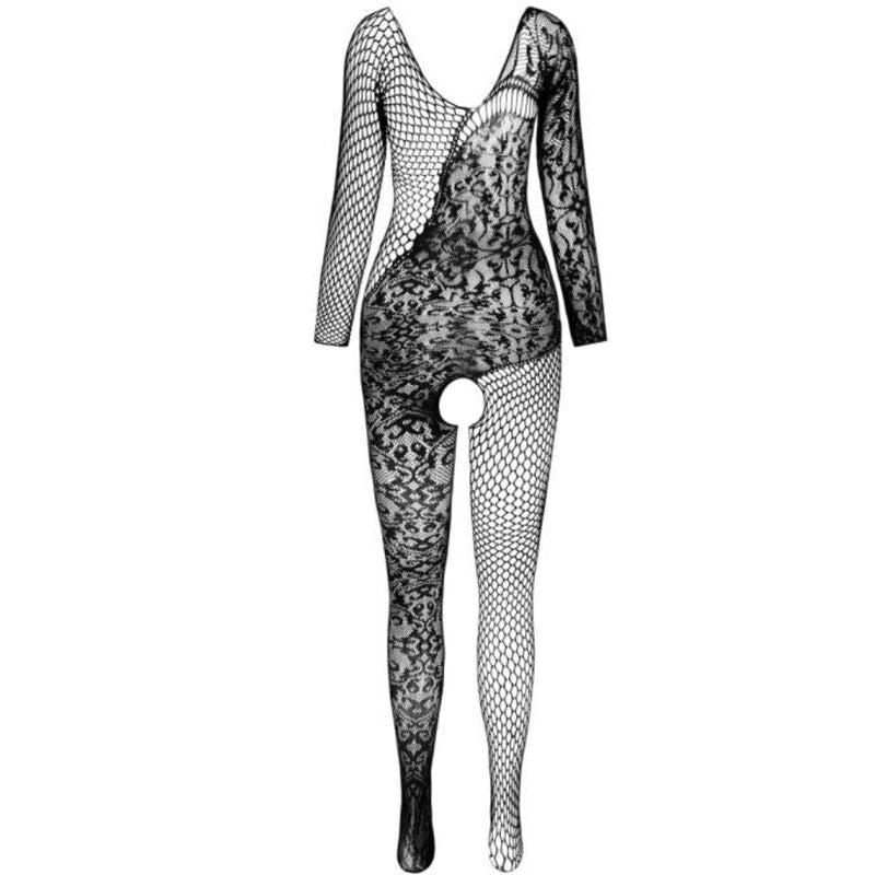 PASSION BS 107 BODYSTOCKING PRETO TAMANHO aNICO