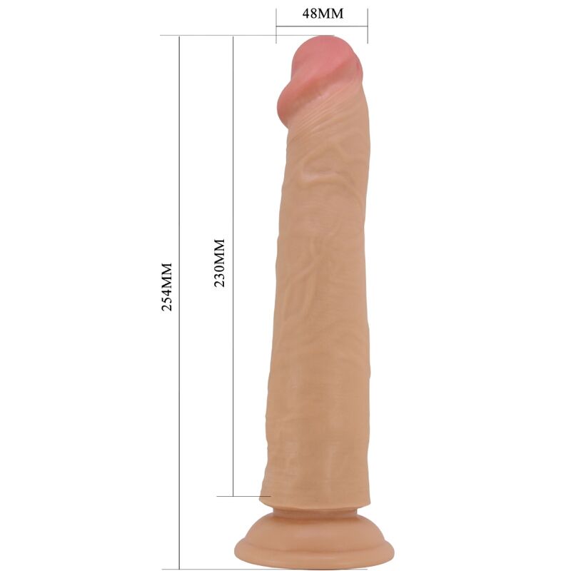 PRETTY LOVE DILDO REALISTA SHARIFE 25 CM CARNE