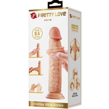 PRETTY LOVE KEON DILDO REALISTA 21 CM CARNE