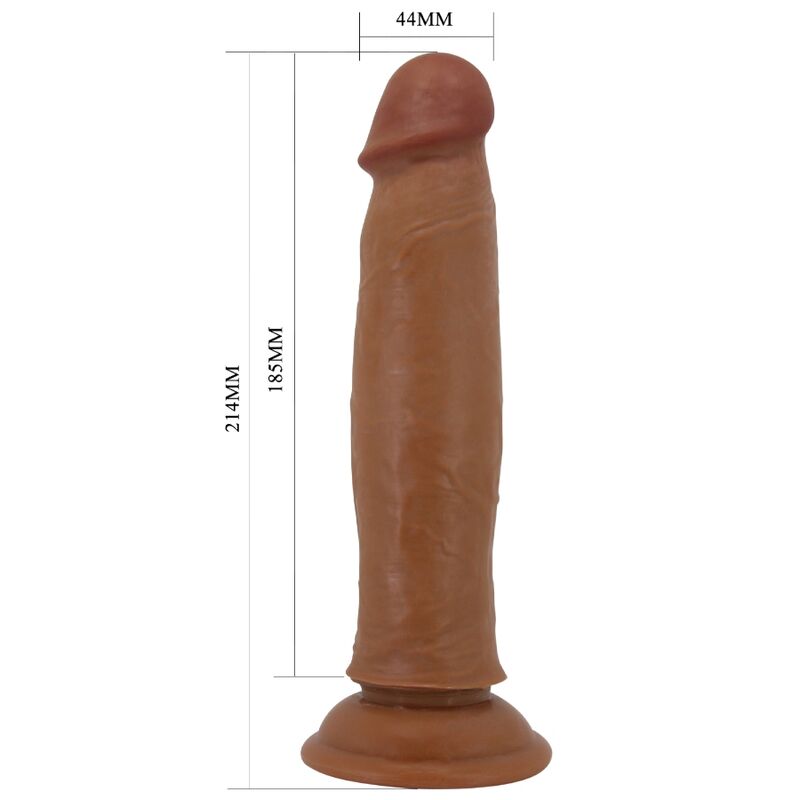 PRETTY LOVE KEON DILDO REALISTA 21 CM MARROM