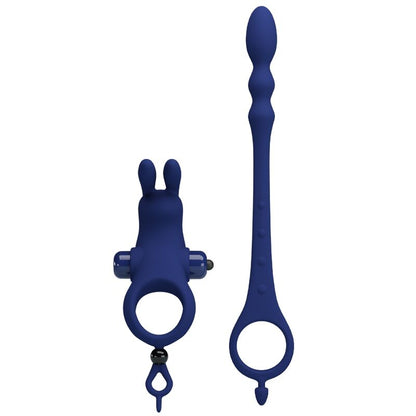 PRETTY LOVE AYAD ANEL VIBRADOR COELHO COM PLUG AZUL