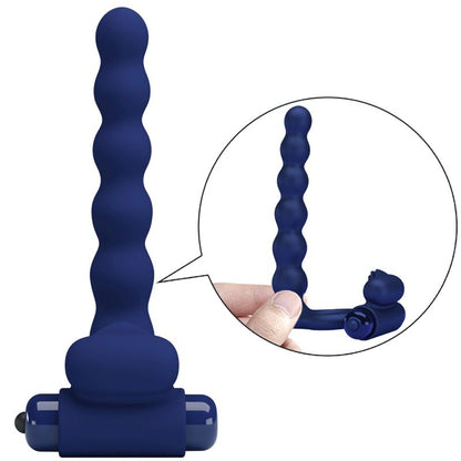 PRETTY LOVE AJMAL ANEL VIBRADOR COM PLUG AZUL