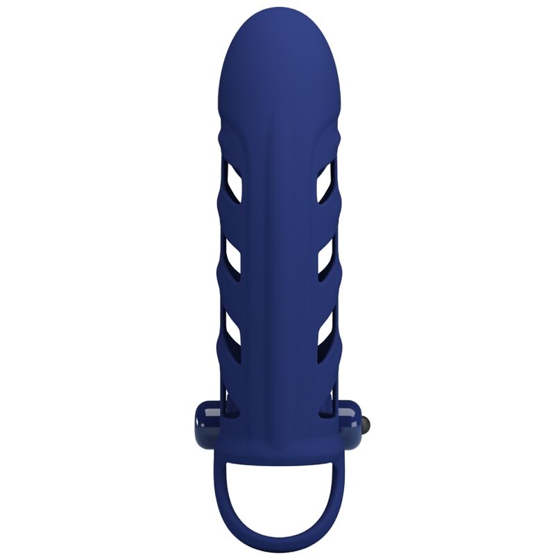 PRETTY LOVE ALTAF ANEL VIBRADOR COM BAINHA DE SILICONE AZUL