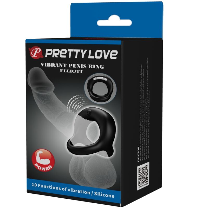 PRETTY LOVE ELLIOTT ANEL VIBRATaRIO PRETO