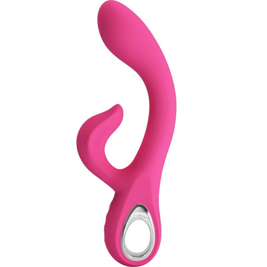 PRETTY LOVE FRITZ RABBIT VIBRADOR 12 VIBRAaaES ROSA