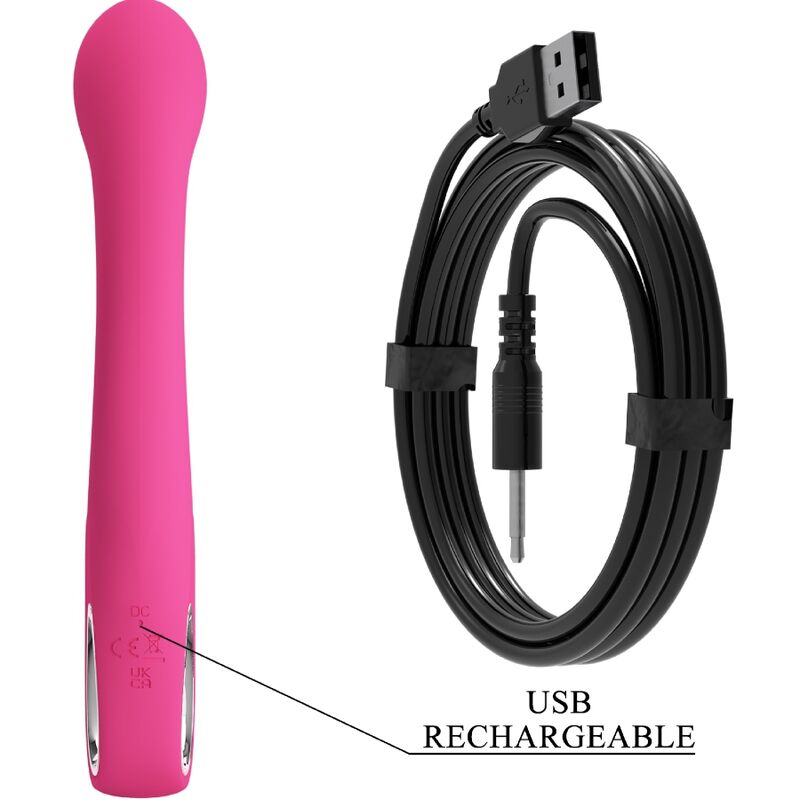 PRETTY LOVE FRITZ RABBIT VIBRADOR 12 VIBRAaaES ROSA