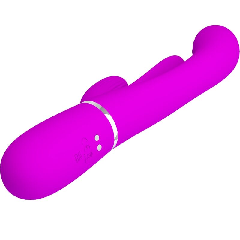 PRETTY LOVE SHANIA TRIPLE RABBIT VIBRADOR MULTIFUNCIONAL ROSA